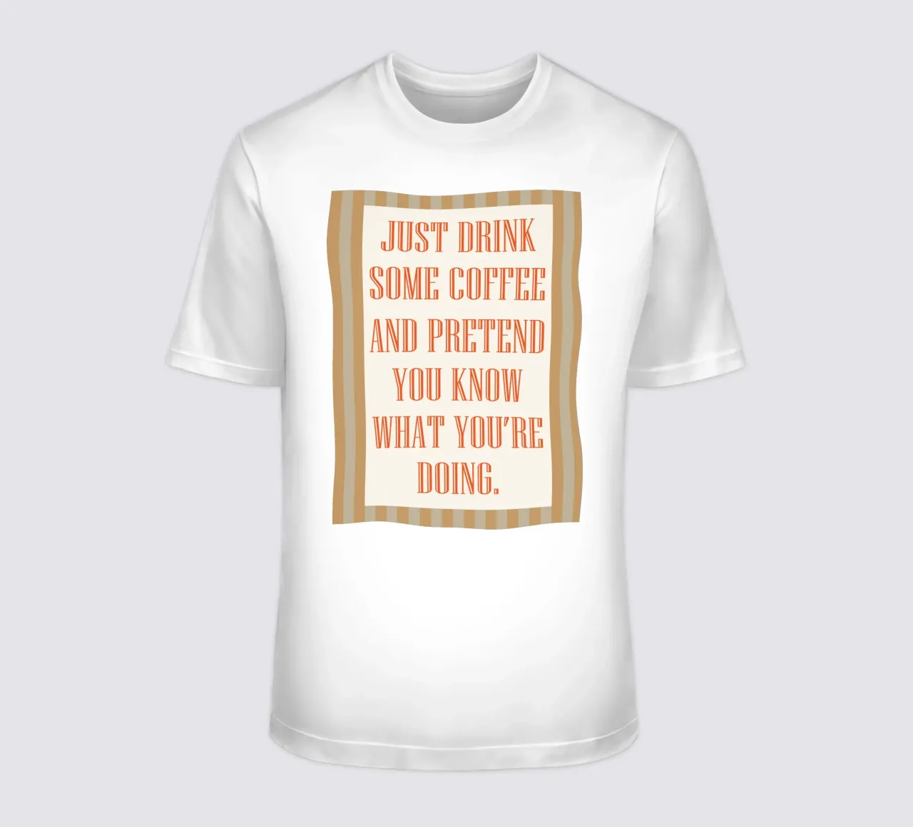 bere un po' di caffè t-shirt da Mutiaram