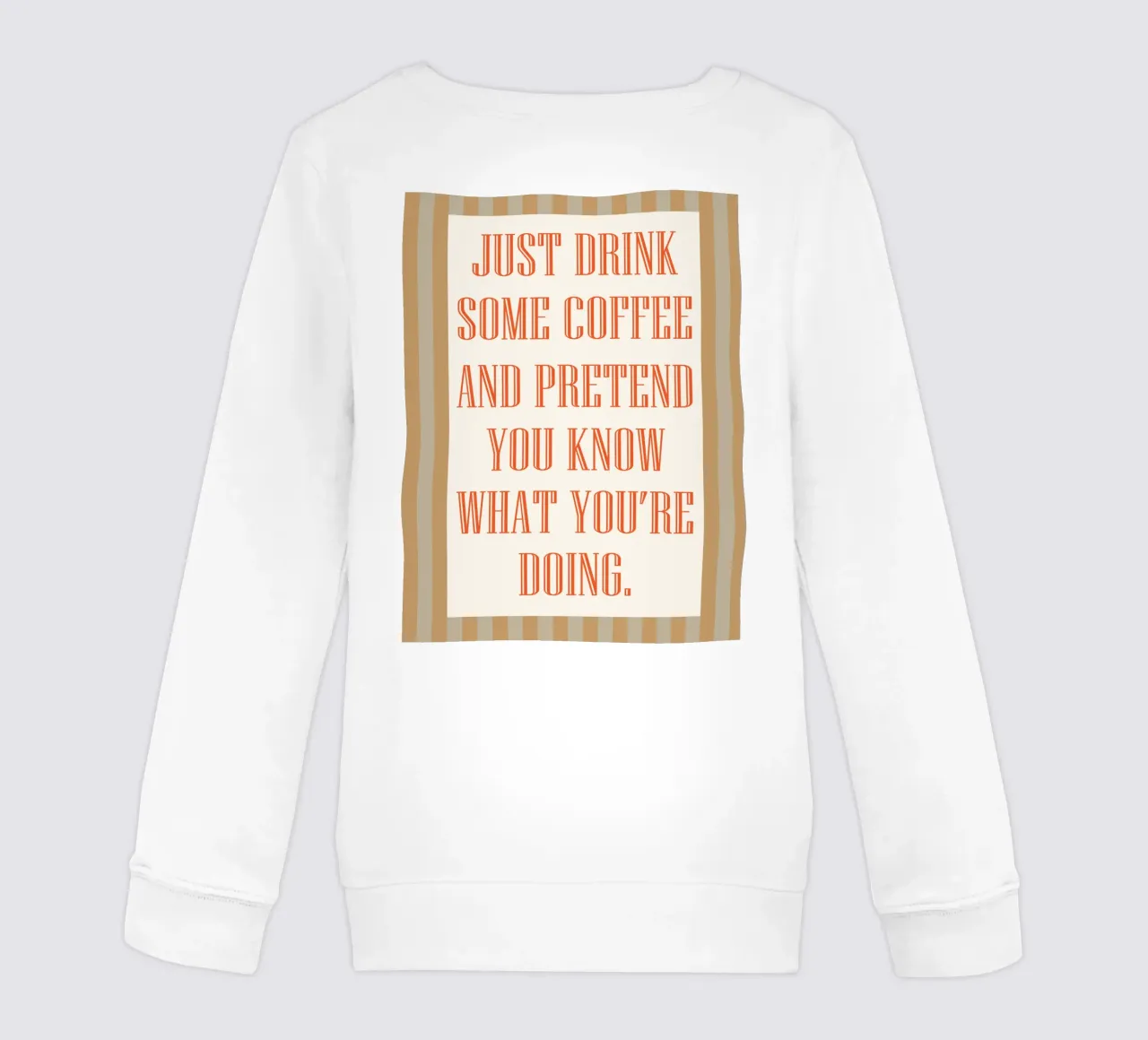 bere un po' di caffè felpa bambino da Mutiaram