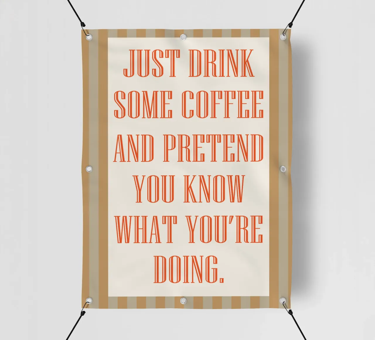 bere un po' di caffè telo in pvc da Mutiaram