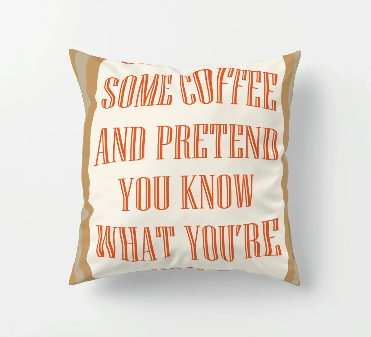 bere un po' di caffè cuscino da Mutiaram