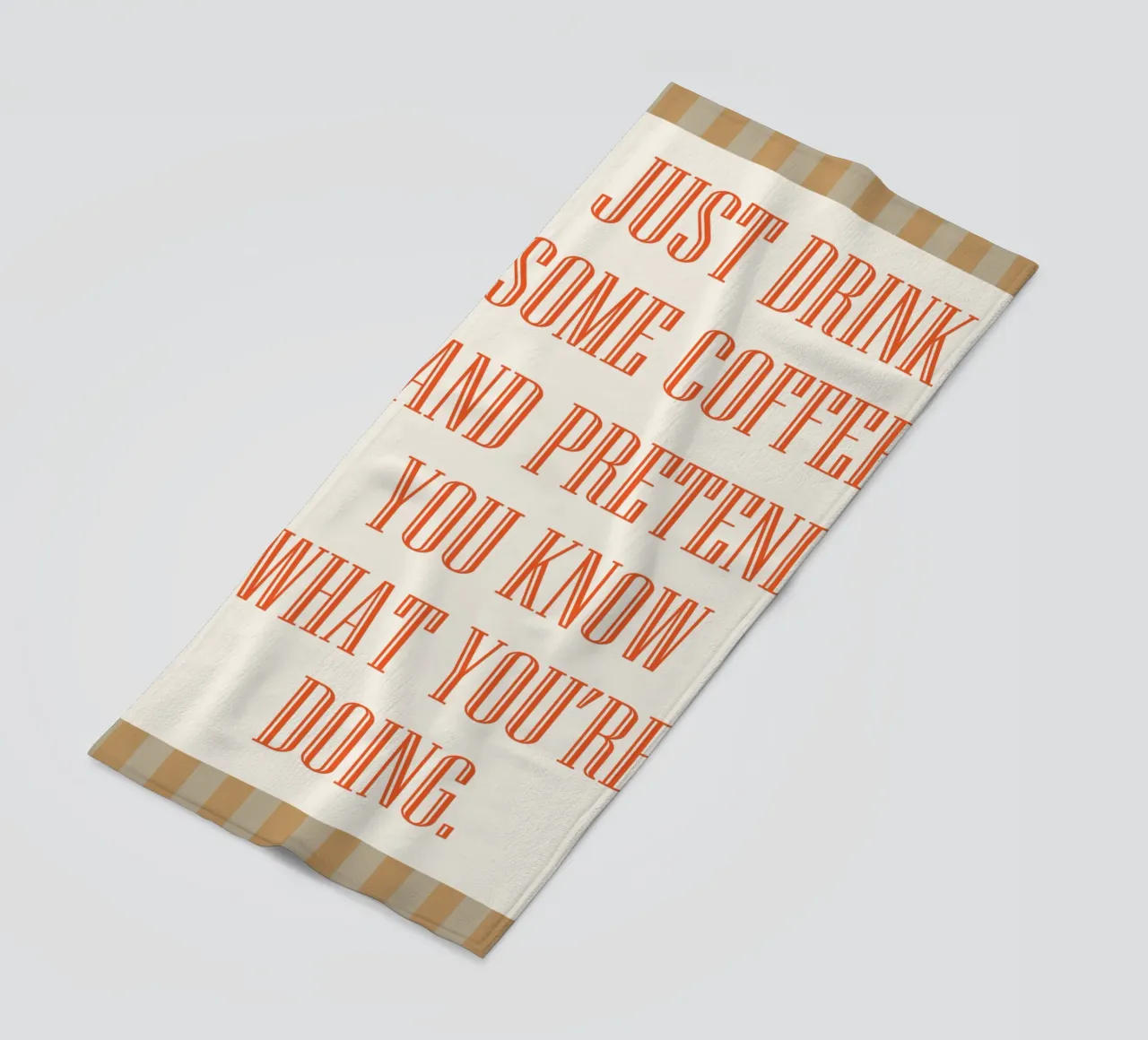 bere un po' di caffè telo mare da Mutiaram