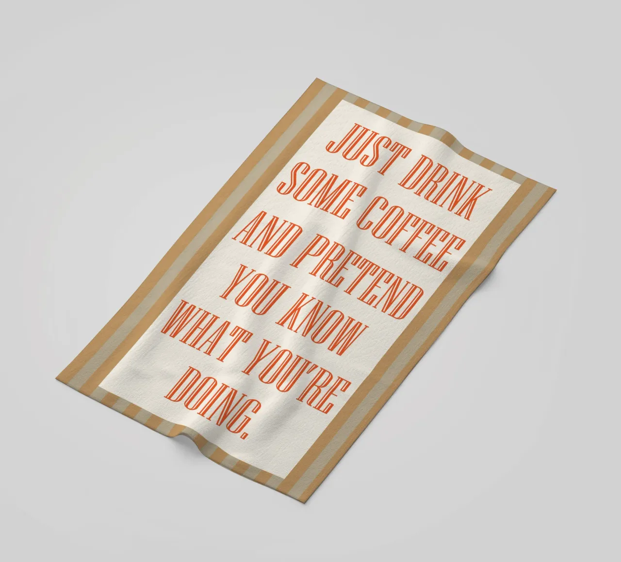 bere un po' di caffè telo mare da Mutiaram