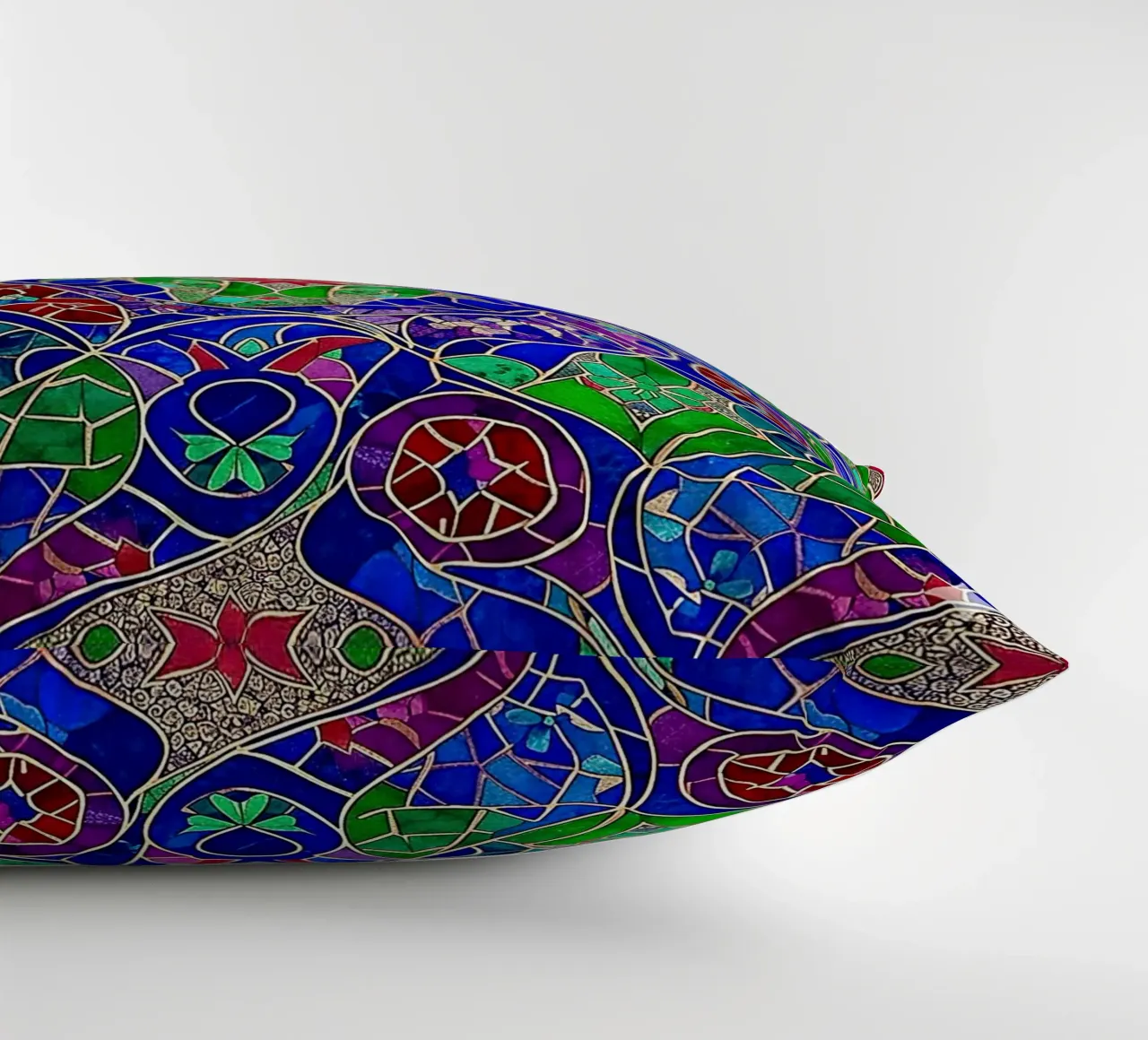 Surreal Stained Glass Pattern cuscino da Seitz Michelle