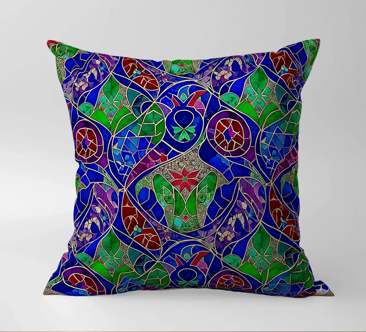 Surreal Stained Glass Pattern cuscino da Seitz Michelle