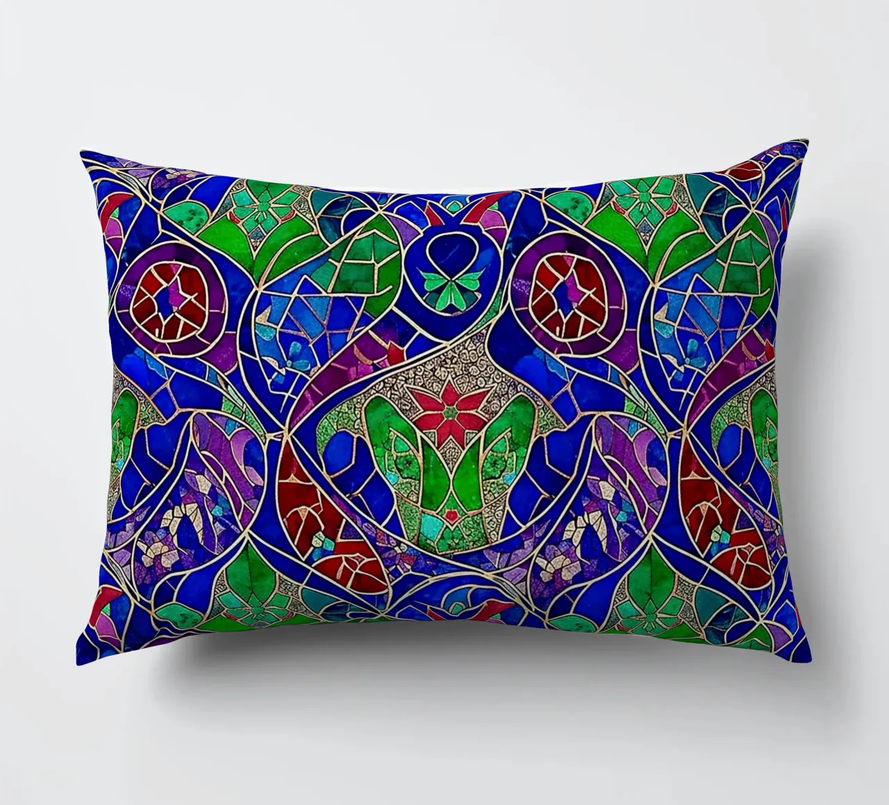 Surreal Stained Glass Pattern cuscino da Seitz Michelle