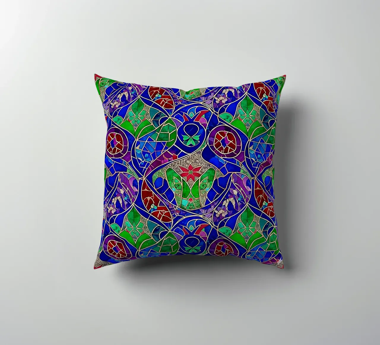 Surreal Stained Glass Pattern cuscino da Seitz Michelle