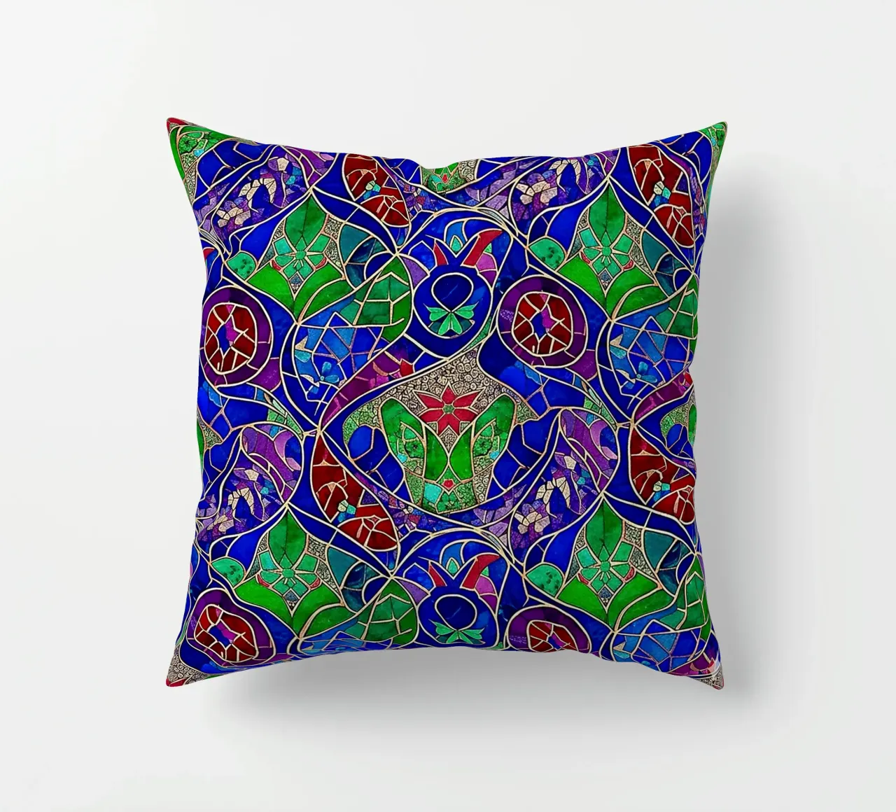 Surreal Stained Glass Pattern cuscino da Seitz Michelle