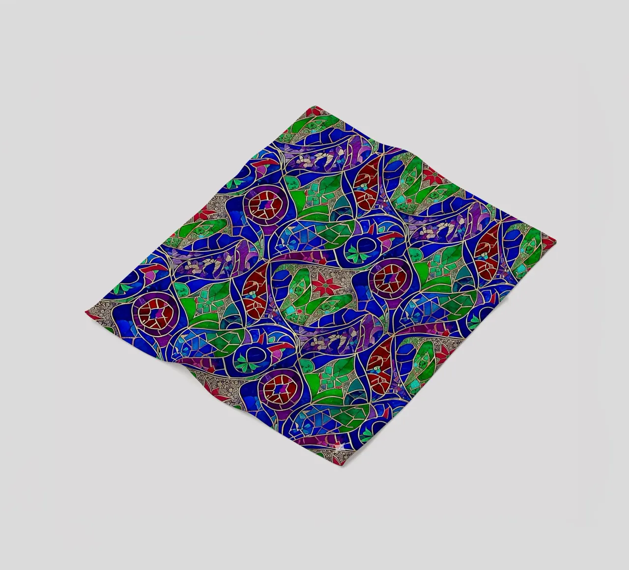 Surreal Stained Glass Pattern coperta in pile da Seitz Michelle
