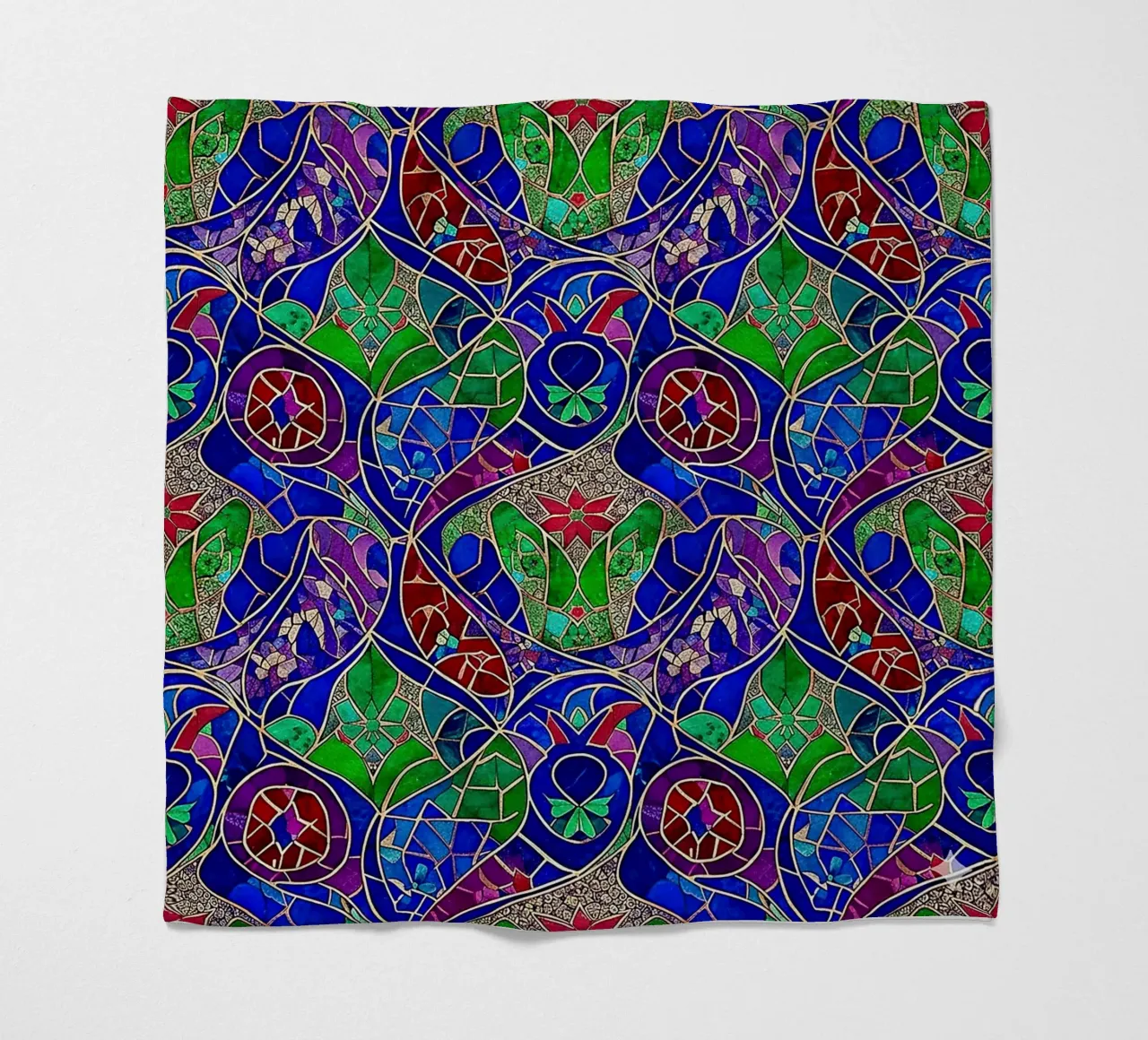 Surreal Stained Glass Pattern coperta in pile da Seitz Michelle