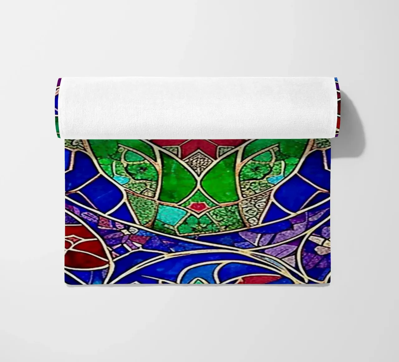 Surreal Stained Glass Pattern telo mare da Seitz Michelle