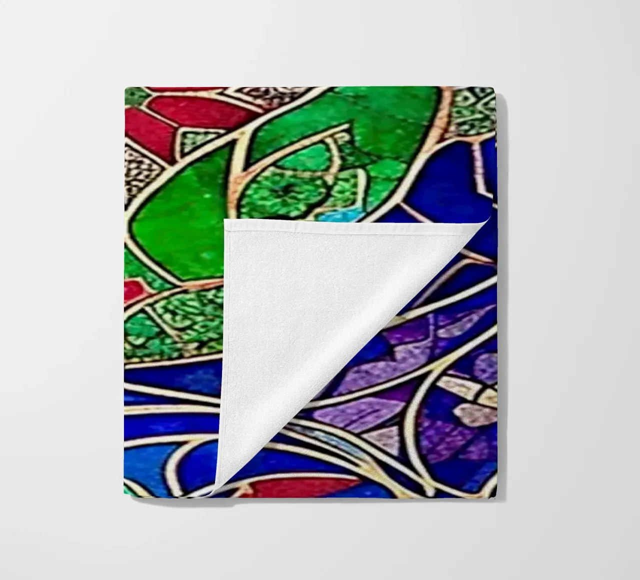 Surreal Stained Glass Pattern telo mare da Seitz Michelle