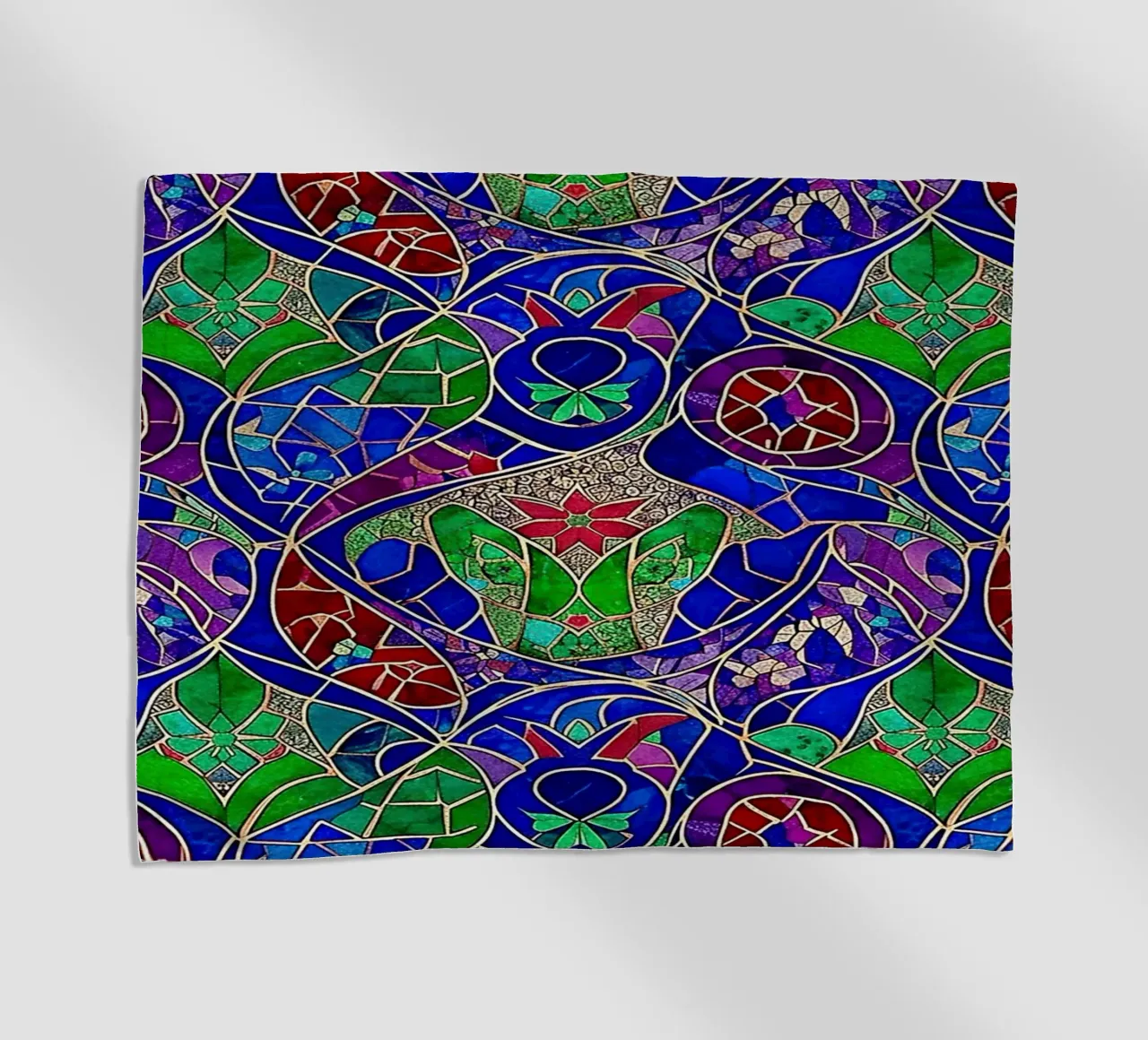 Surreal Stained Glass Pattern telo mare da Seitz Michelle