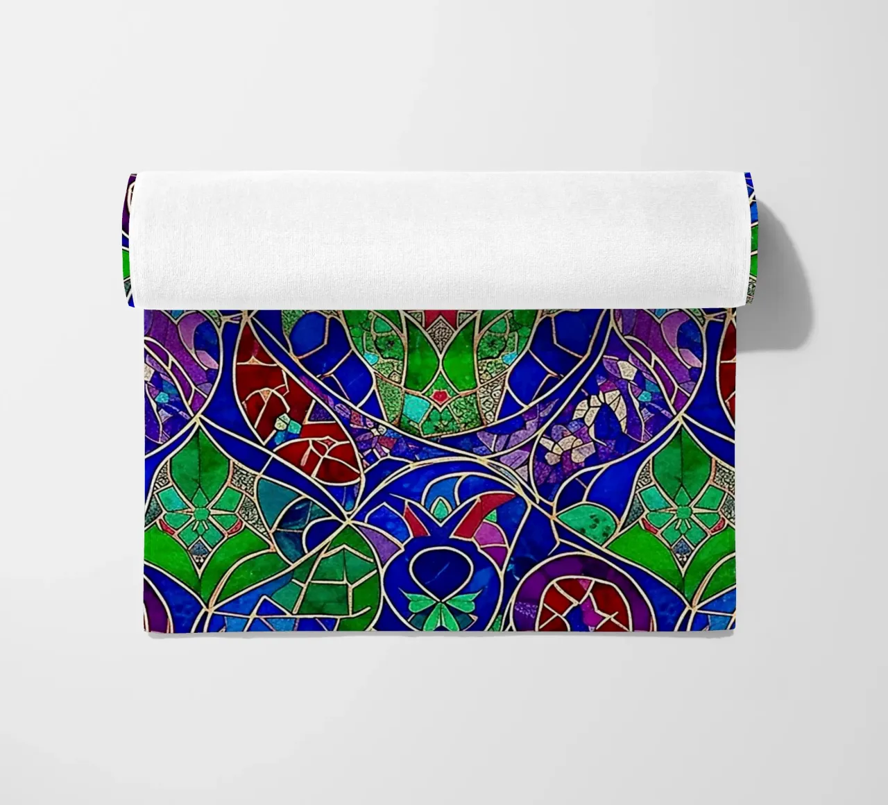 Surreal Stained Glass Pattern telo mare da Seitz Michelle