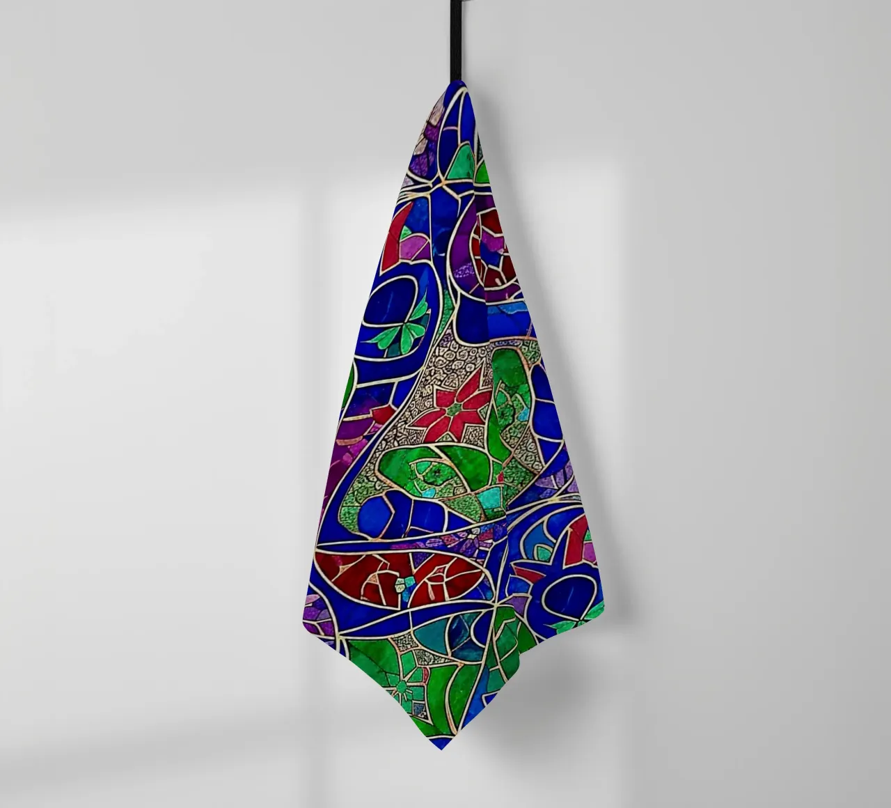 Surreal Stained Glass Pattern canovaccio da cucina da Seitz Michelle