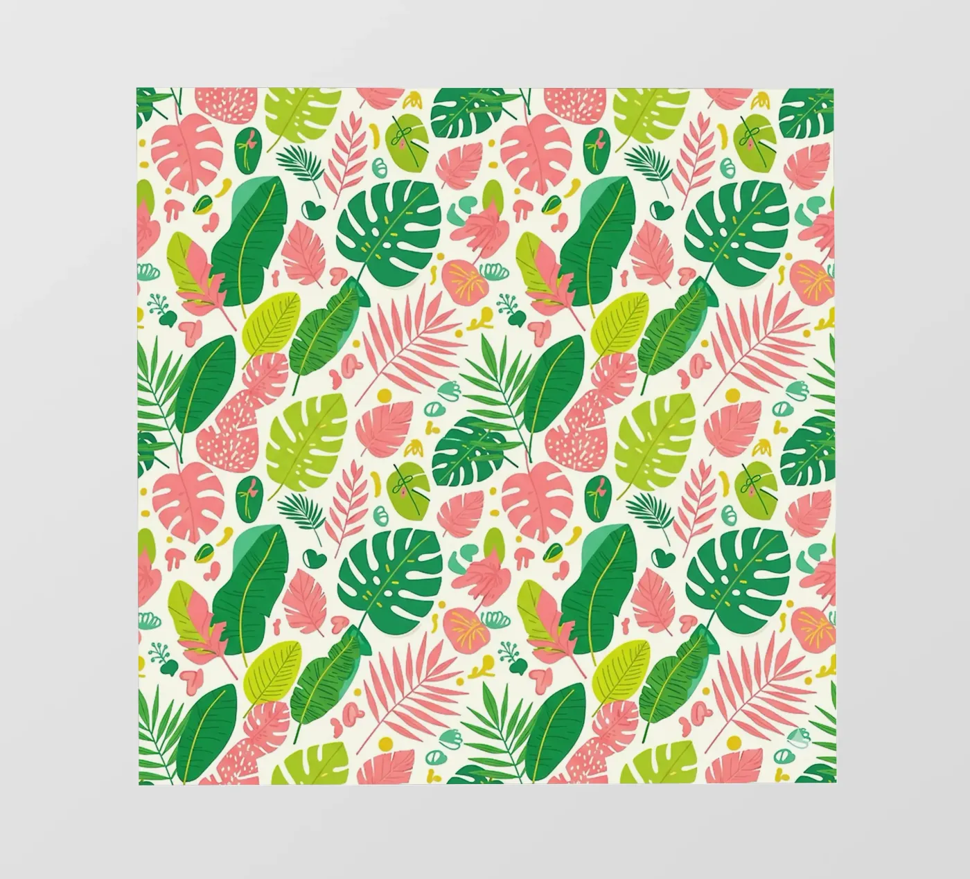 Vibrant Leaf Pattern backlit folie van Seitz Michelle