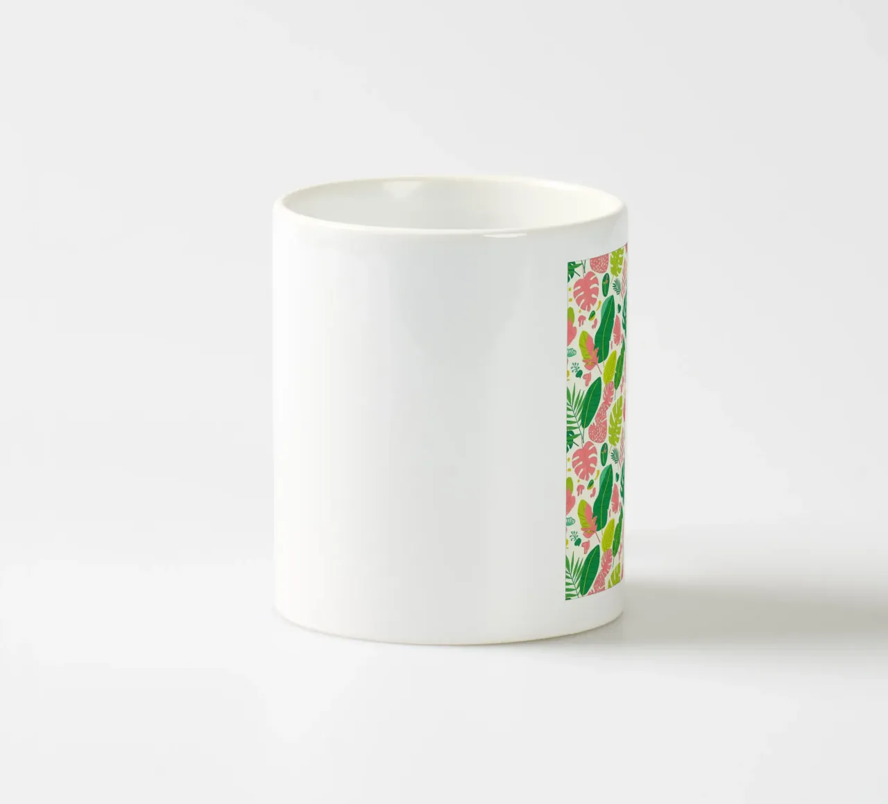 Vibrant Leaf Pattern tazza in ceramica da Seitz Michelle