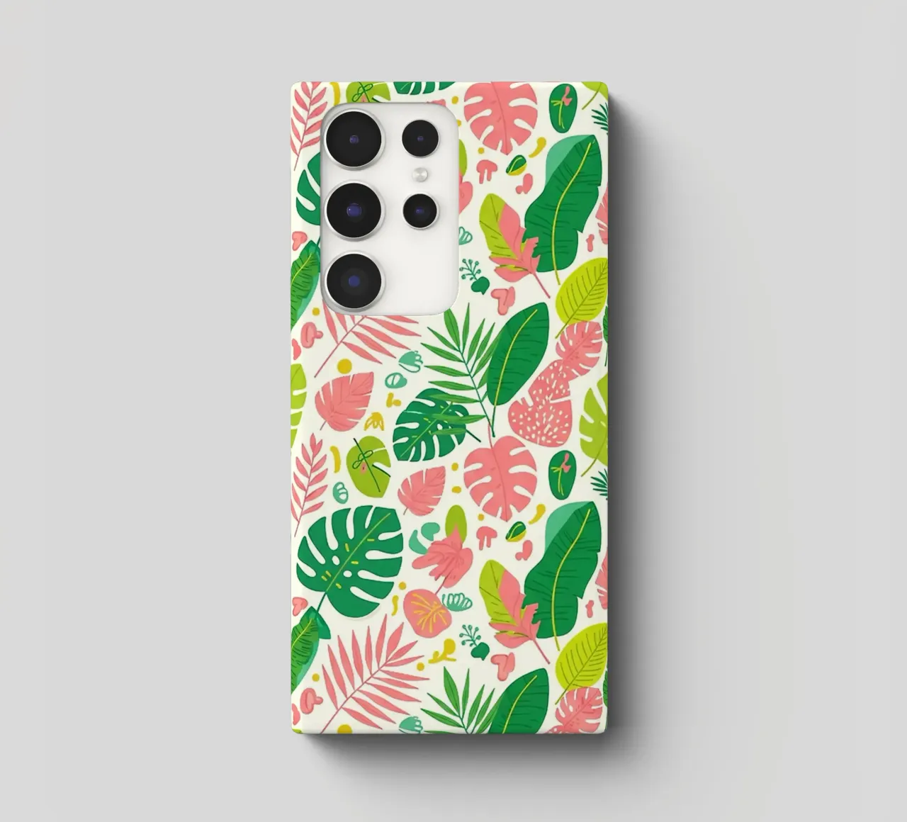 Vibrant Leaf Pattern cover samsung da Seitz Michelle