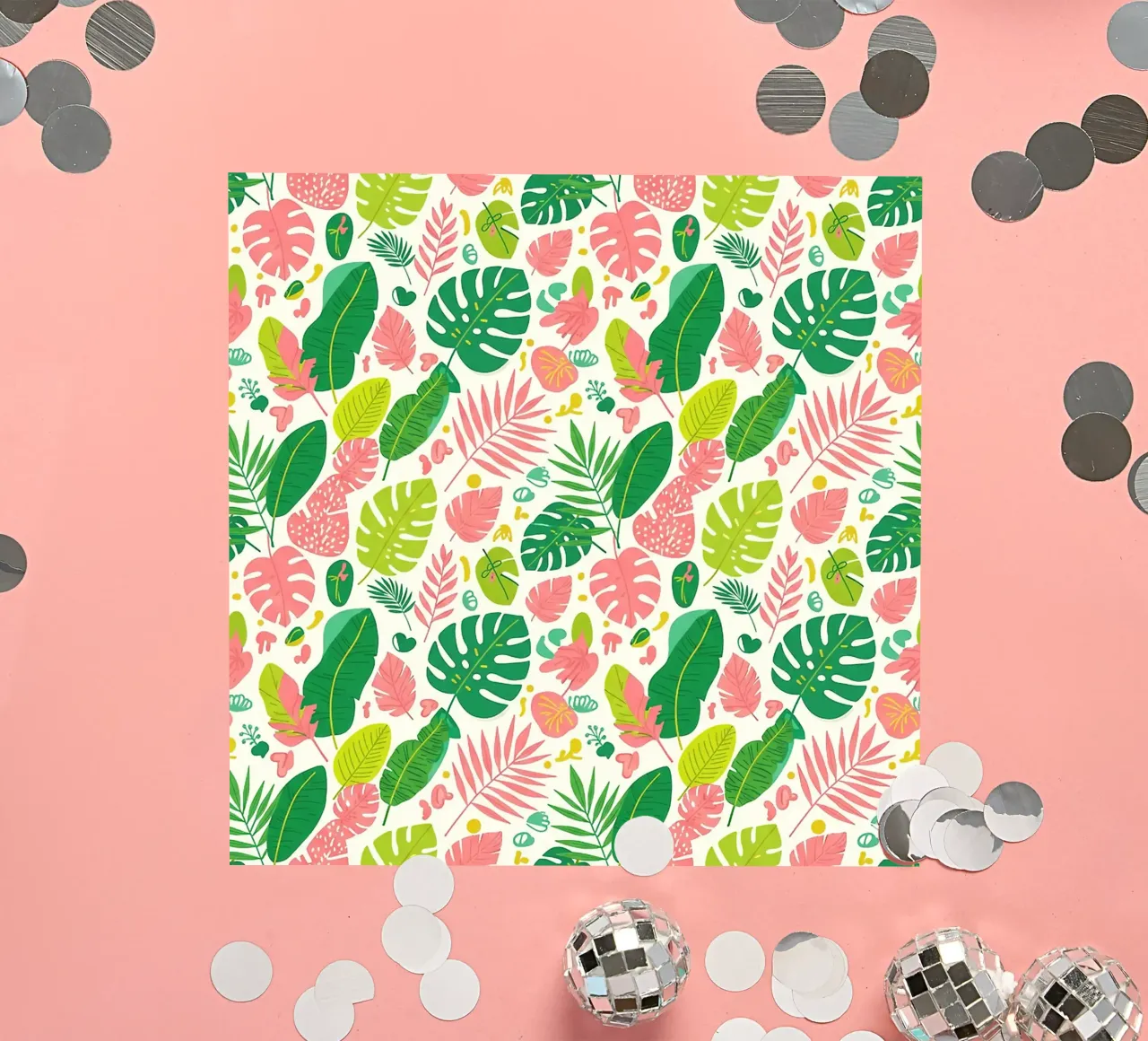 Vibrant Leaf Pattern sticker by Seitz Michelle