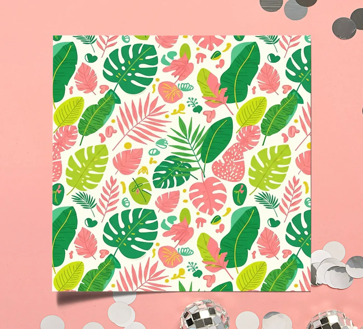 Vibrant Leaf Pattern planche autocollant de Seitz Michelle