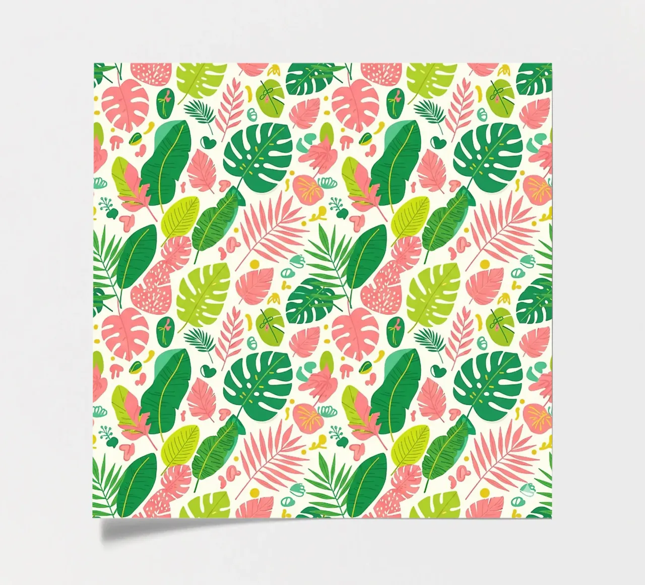 Vibrant Leaf Pattern sticker sheet by Seitz Michelle