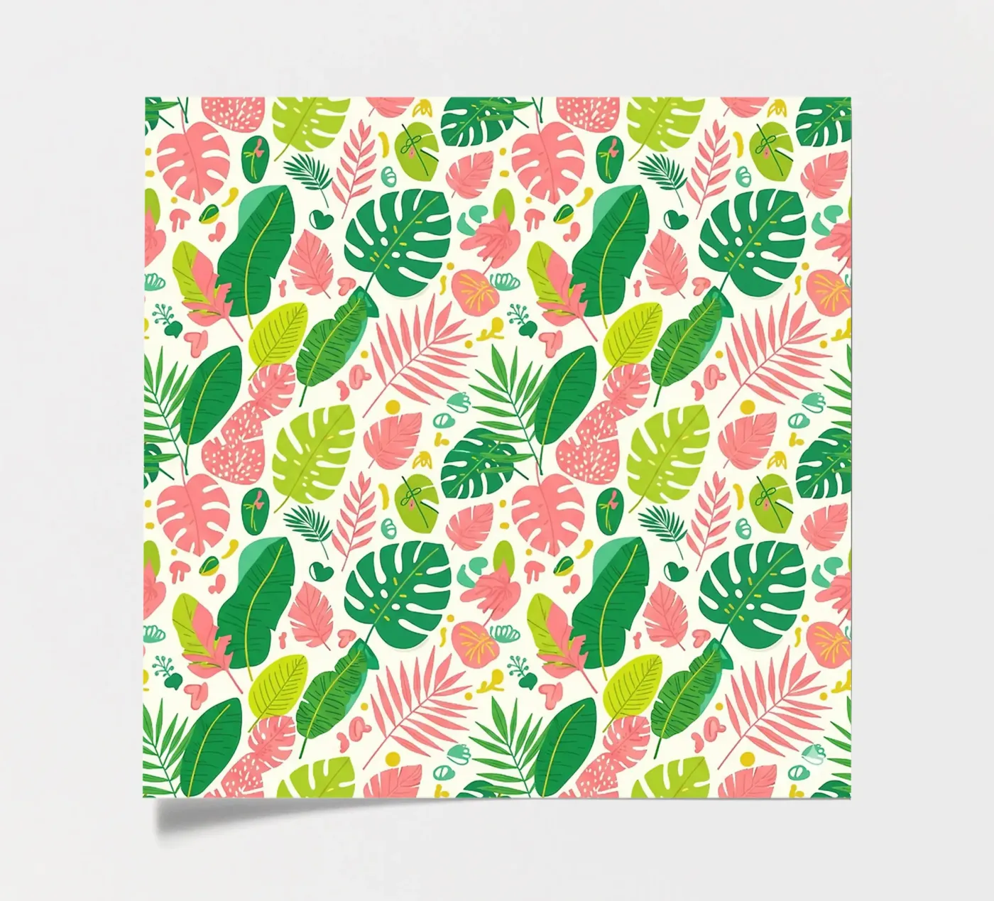 Vibrant Leaf Pattern planche autocollant de Seitz Michelle