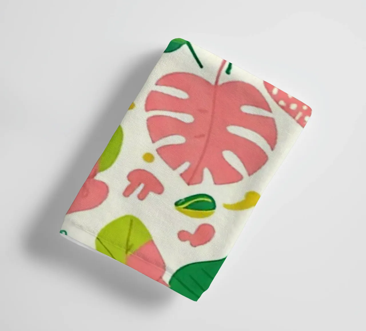 Vibrant Leaf Pattern towel by Seitz Michelle