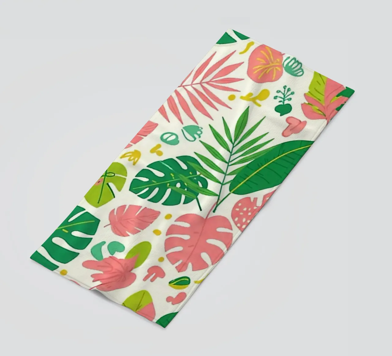 Vibrant Leaf Pattern telo mare da Seitz Michelle