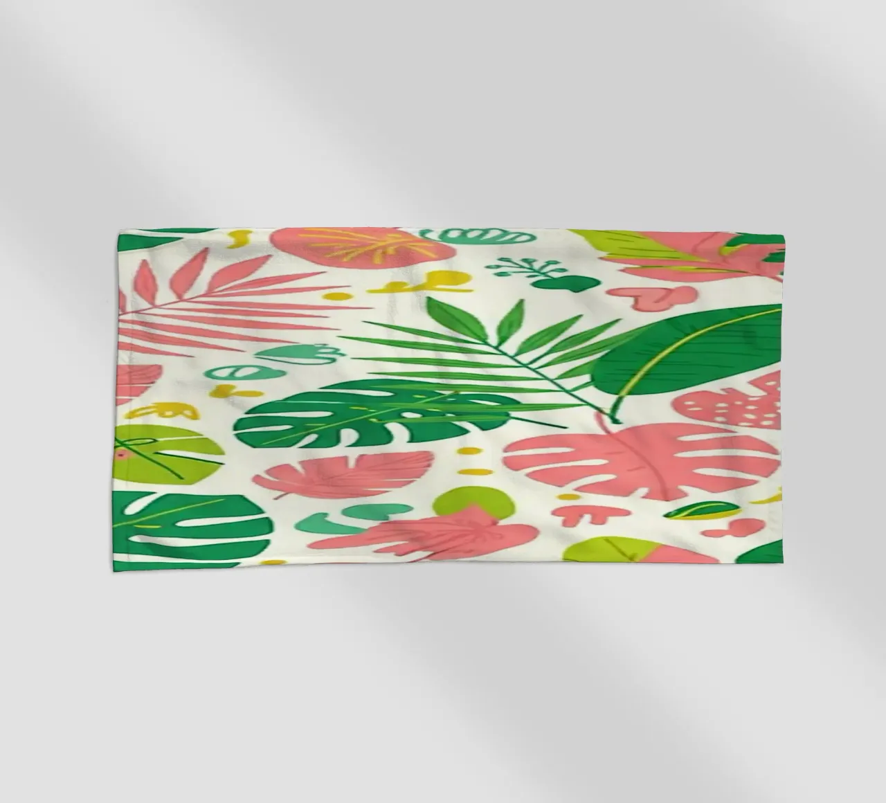 Vibrant Leaf Pattern telo mare da Seitz Michelle