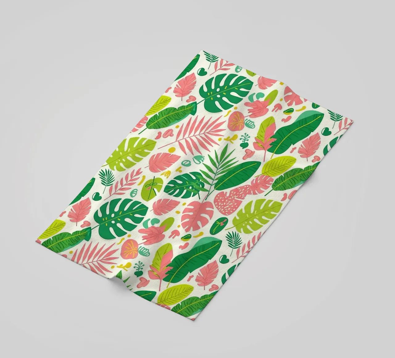 Vibrant Leaf Pattern telo mare da Seitz Michelle
