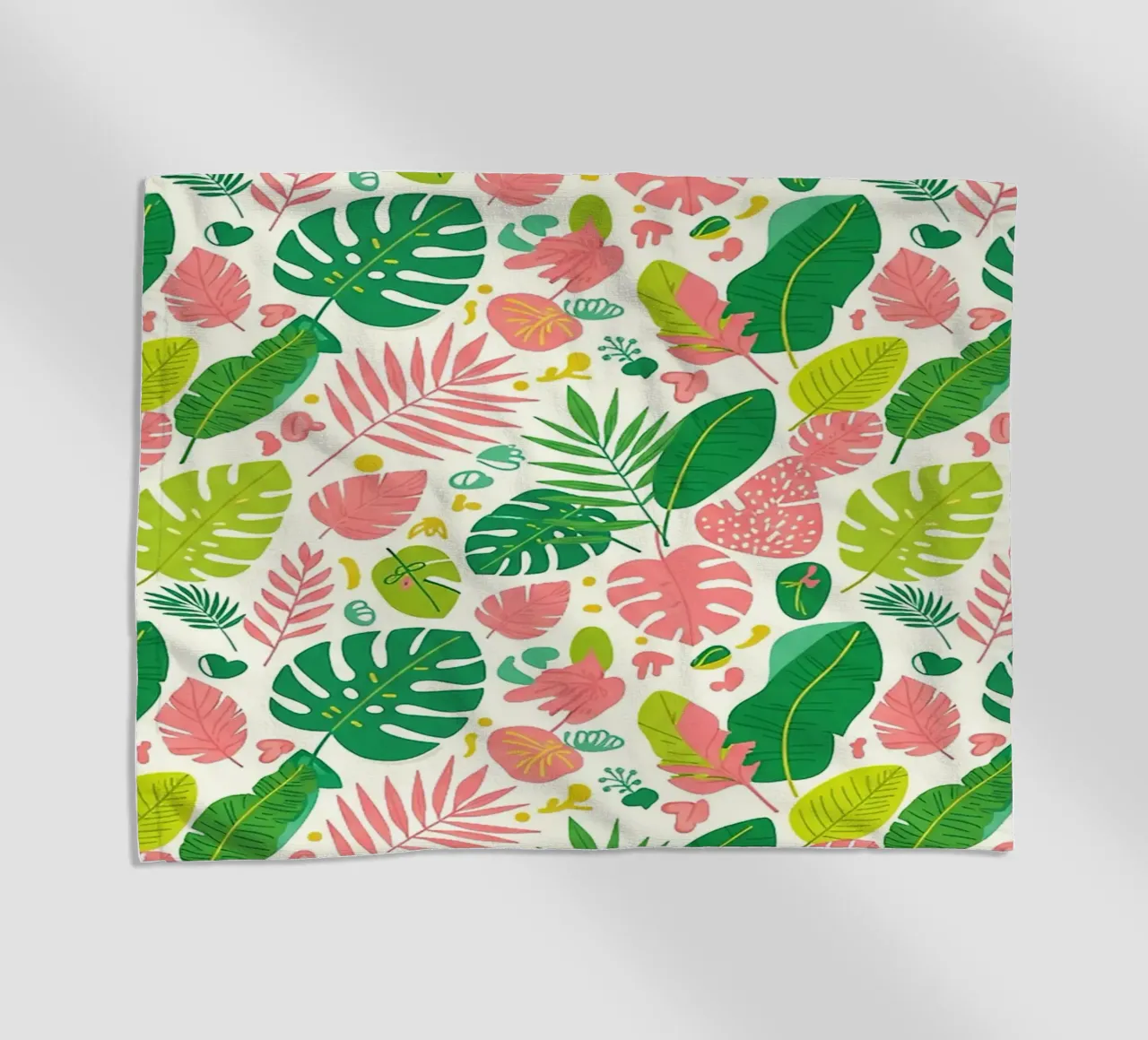 Vibrant Leaf Pattern telo mare da Seitz Michelle