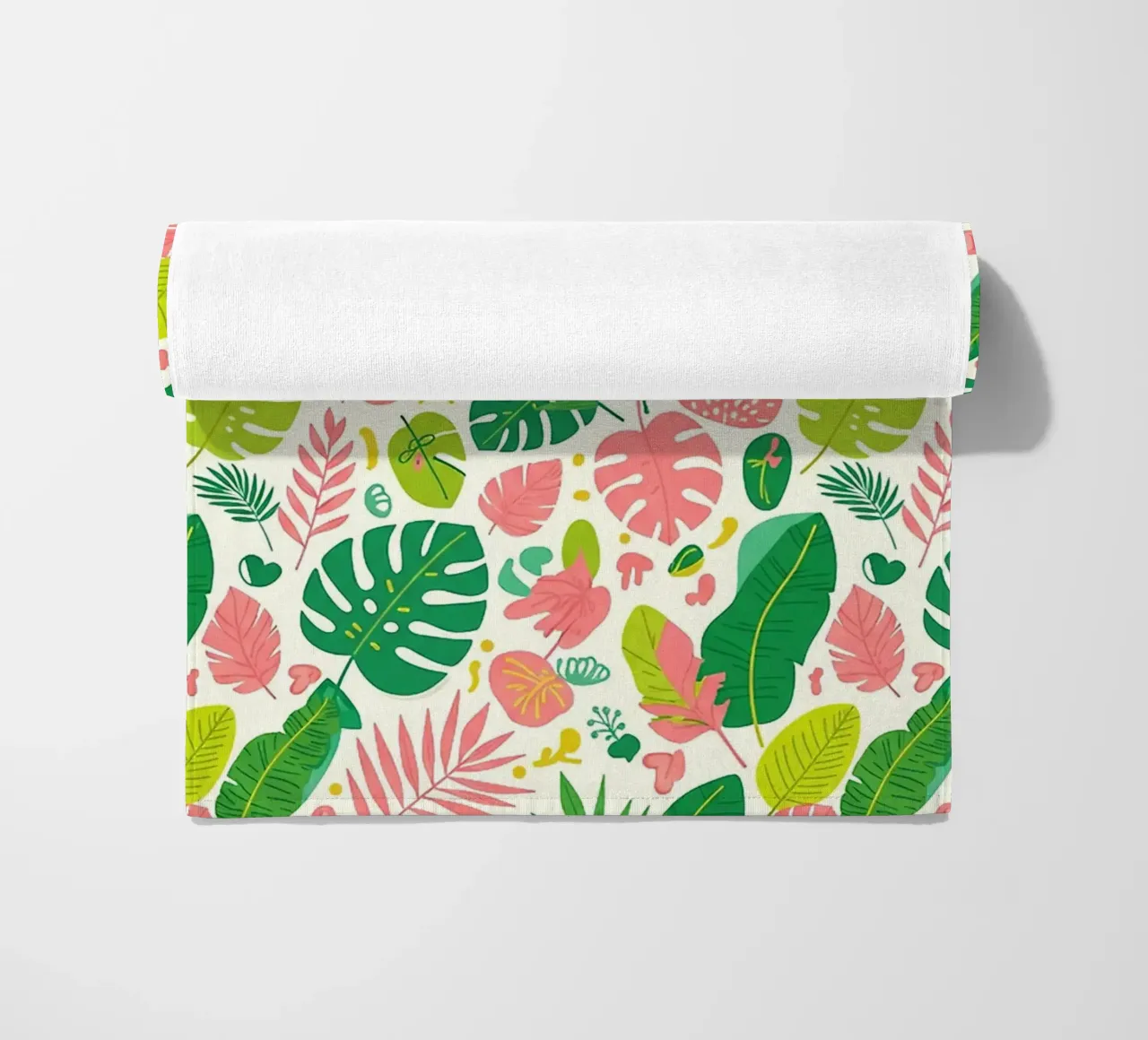 Vibrant Leaf Pattern telo mare da Seitz Michelle