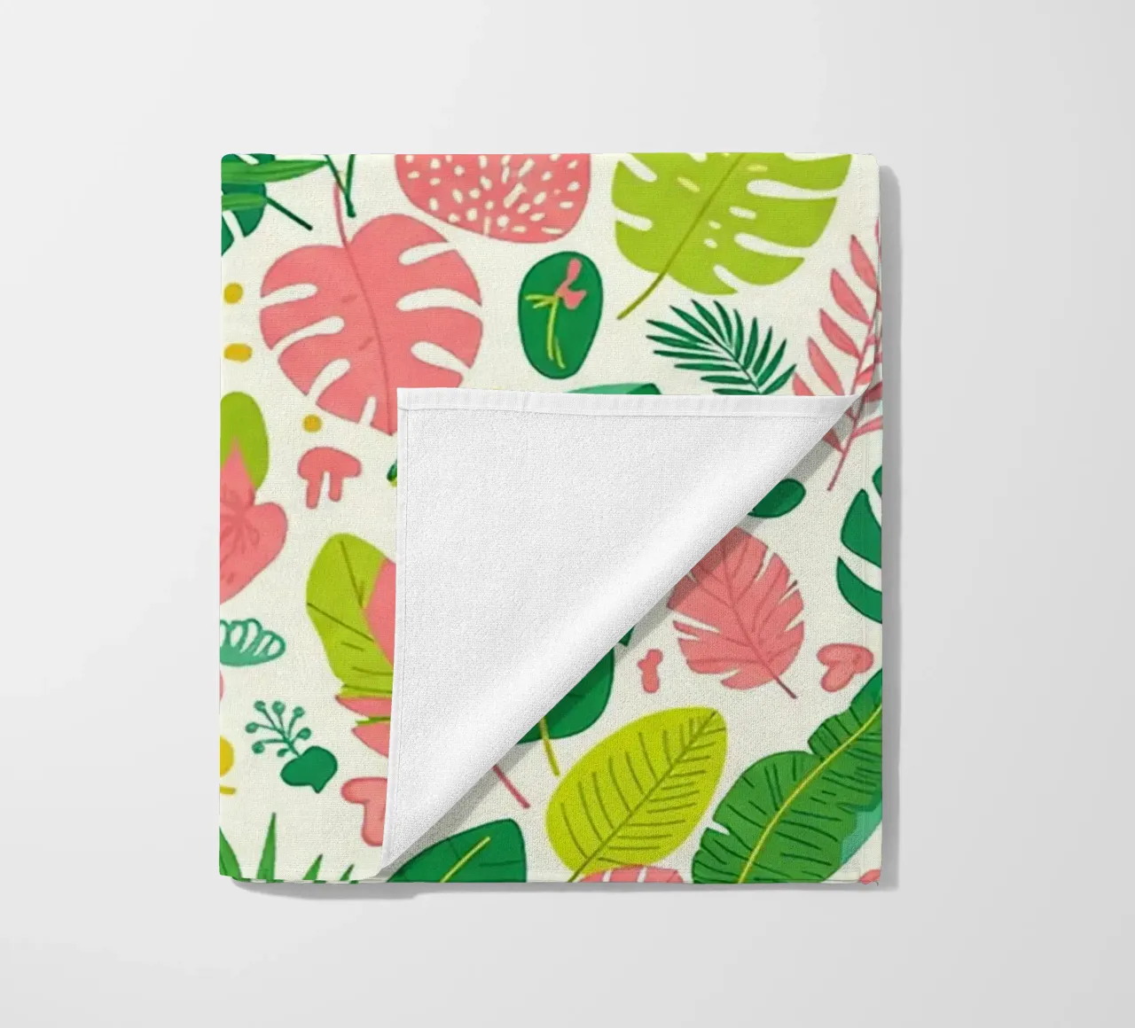 Vibrant Leaf Pattern telo mare da Seitz Michelle