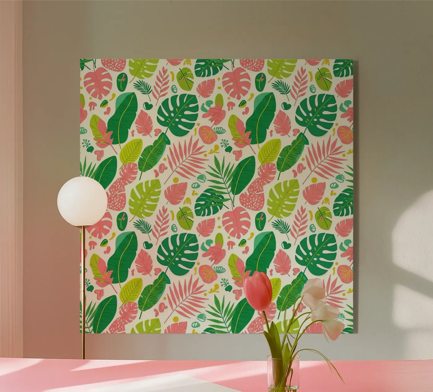 Vibrant Leaf Pattern plexiglass da Seitz Michelle