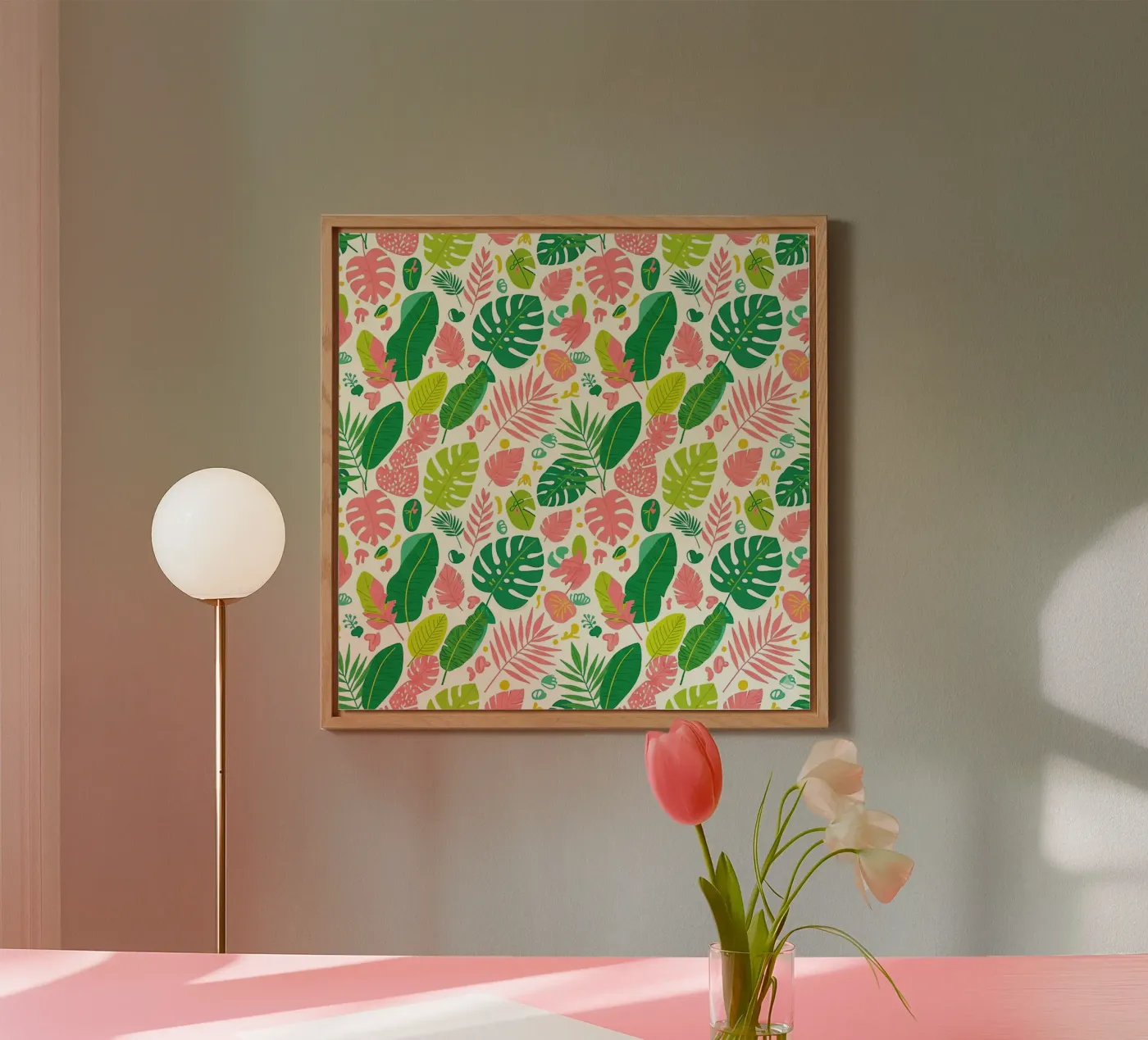 Vibrant Leaf Pattern pannello forex da Seitz Michelle