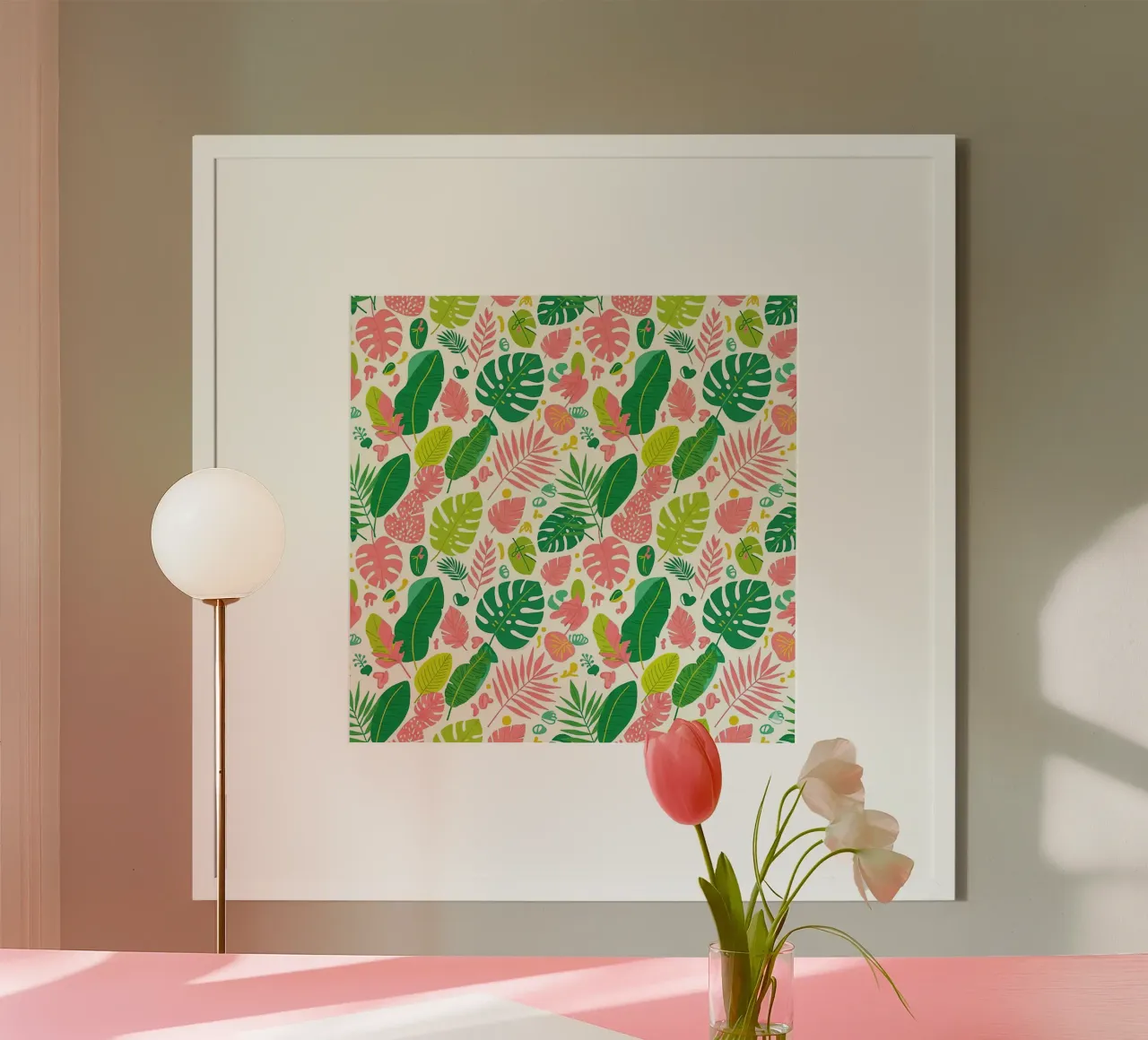 Vibrant Leaf Pattern poster da Seitz Michelle