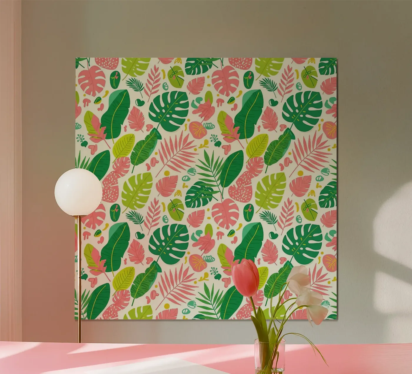 Vibrant Leaf Pattern poster de Seitz Michelle