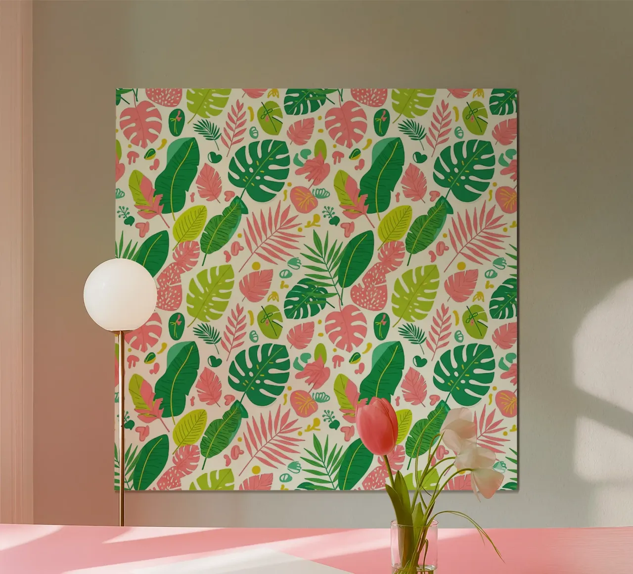 Vibrant Leaf Pattern poster da Seitz Michelle