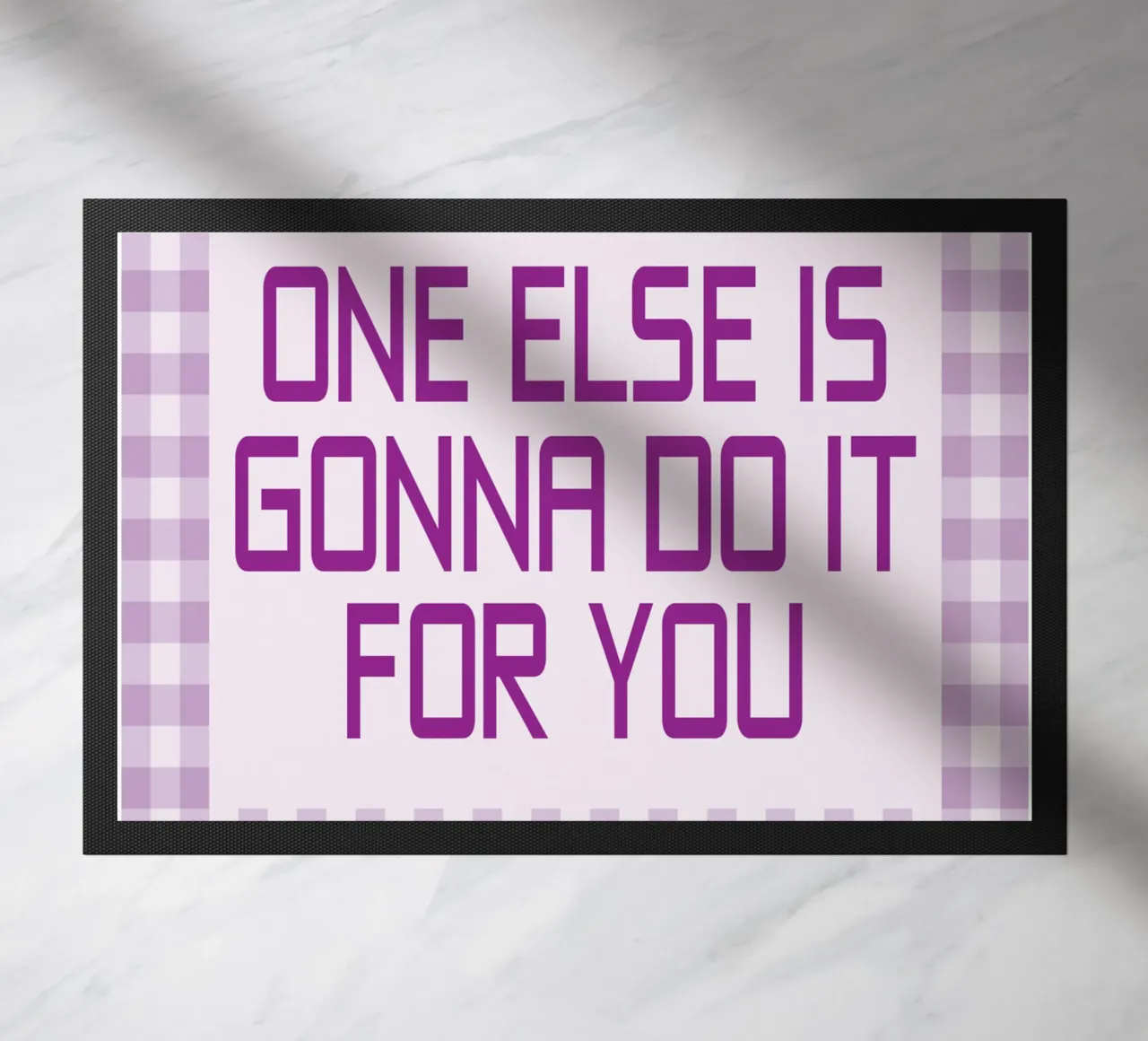 push your self doormat by Mutiaram