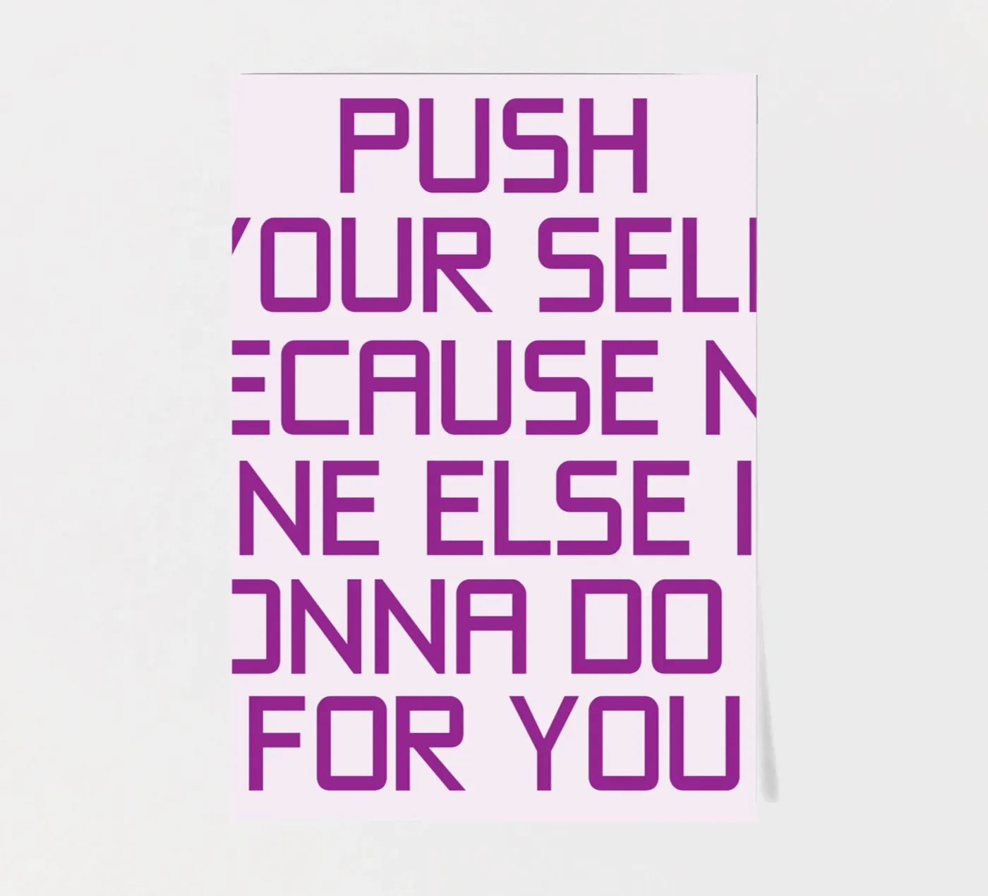 push your self sticker sheet by Mutiaram