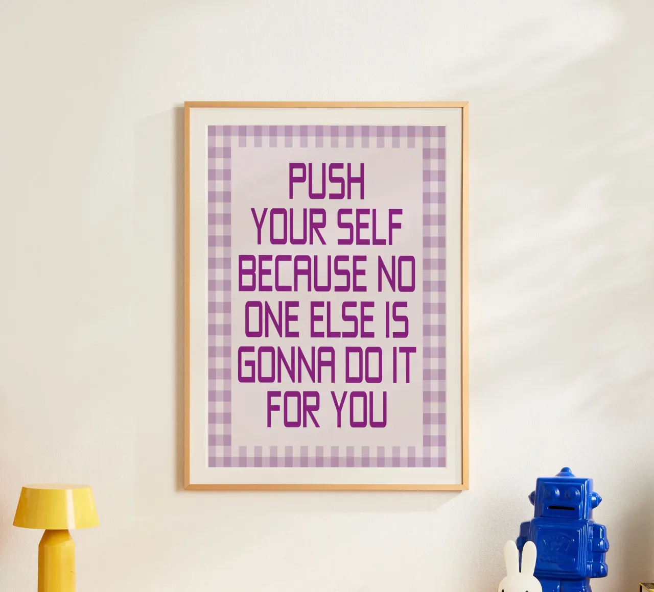 push your self poster by Mutiaram