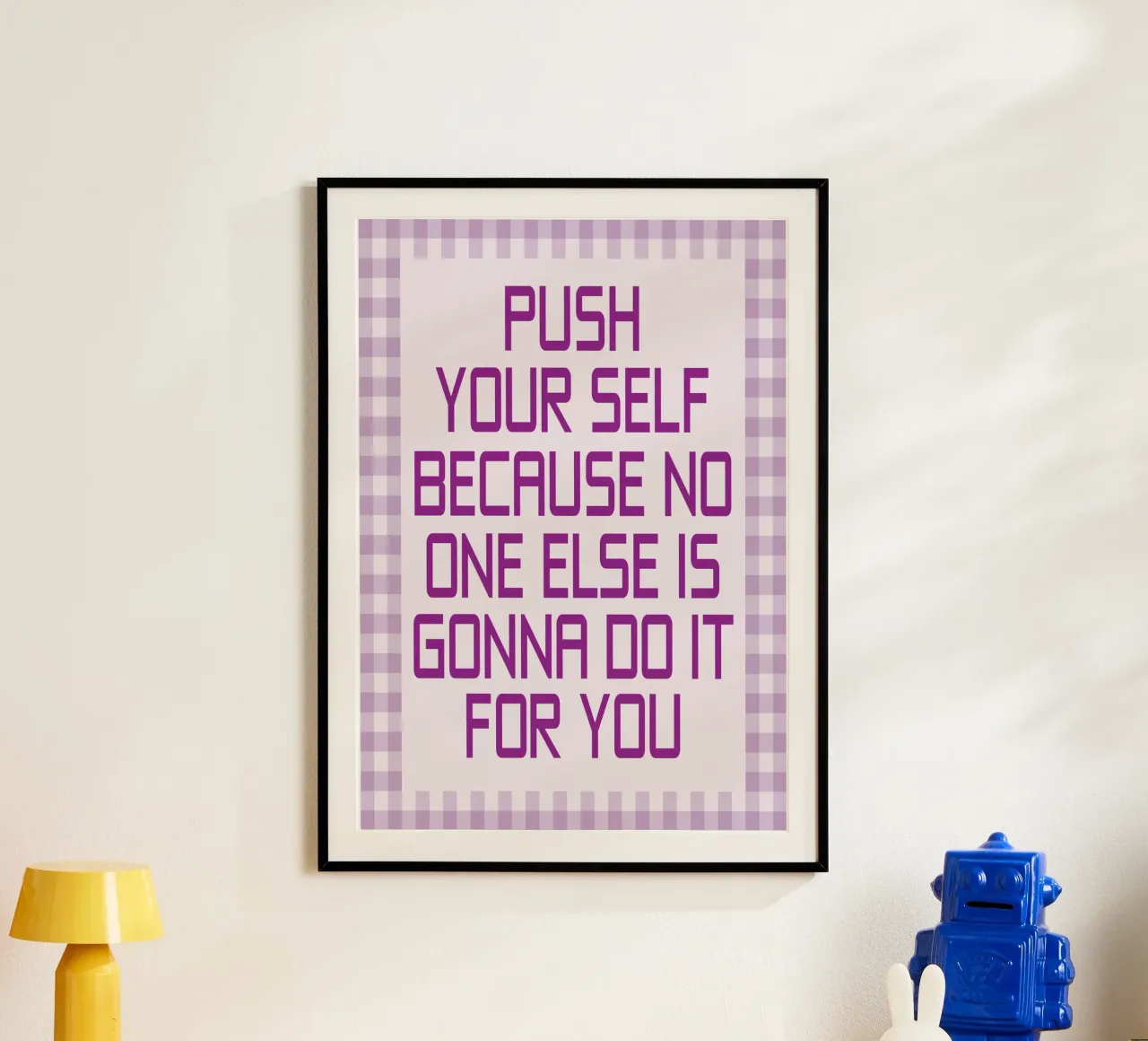 push your self poster by Mutiaram