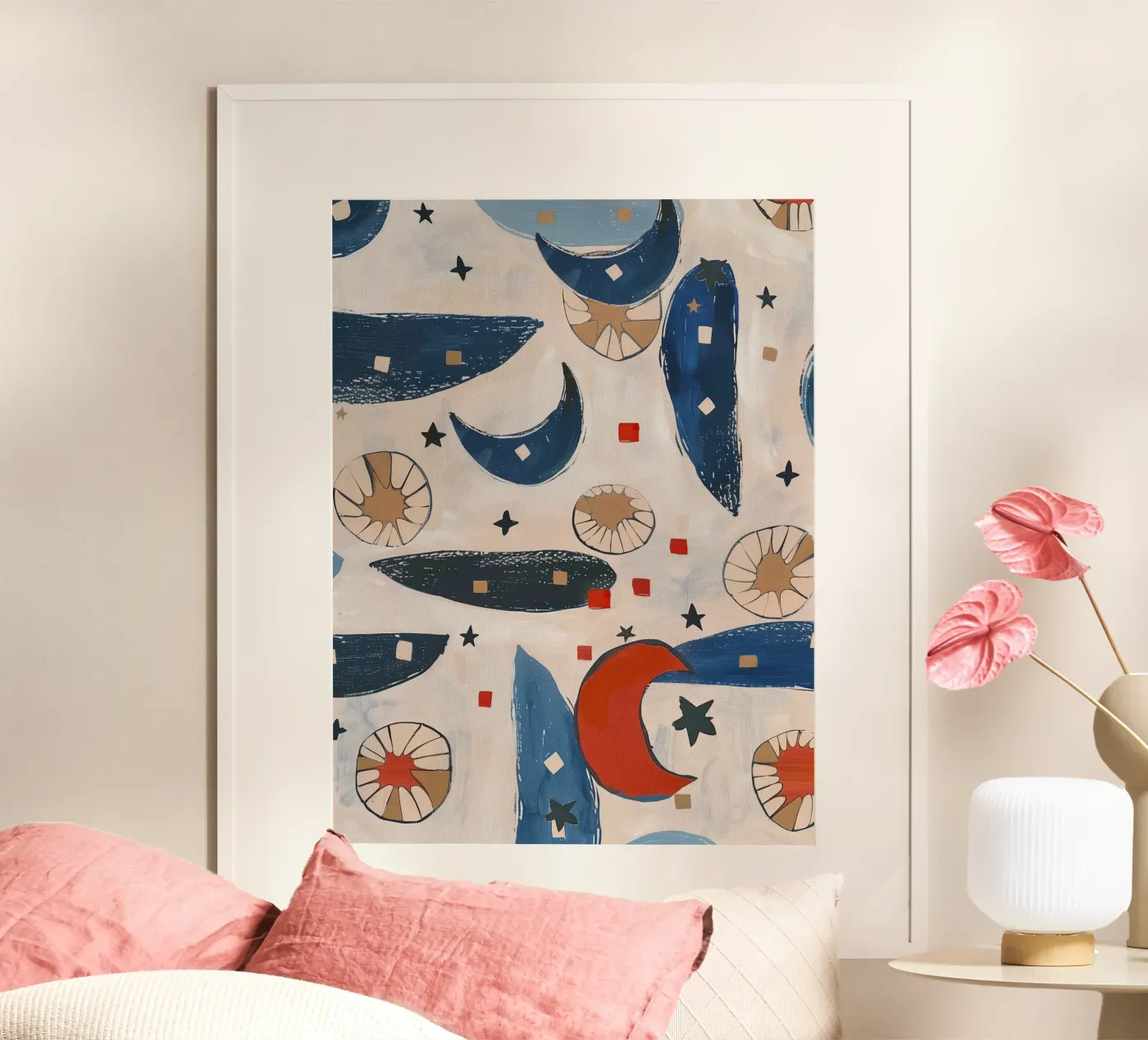 Paper Moons poster by Sienna Atelier