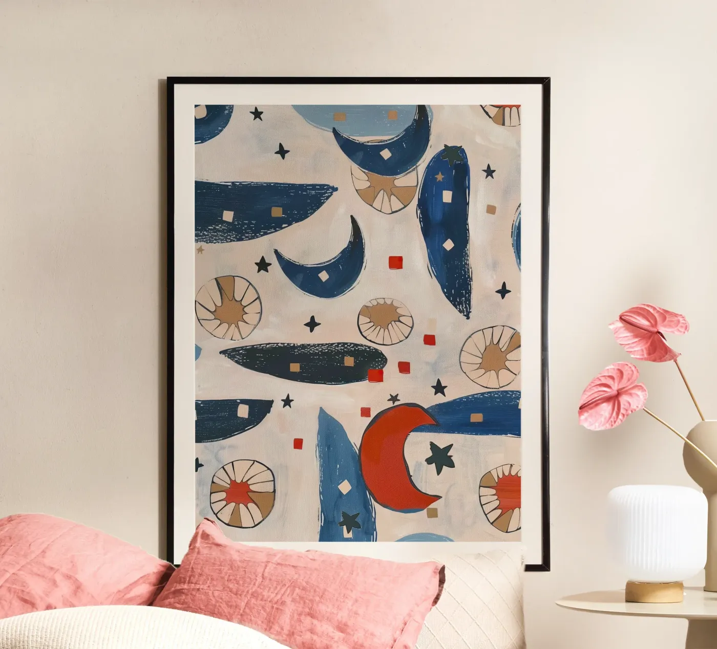 Paper Moons poster by Sienna Atelier