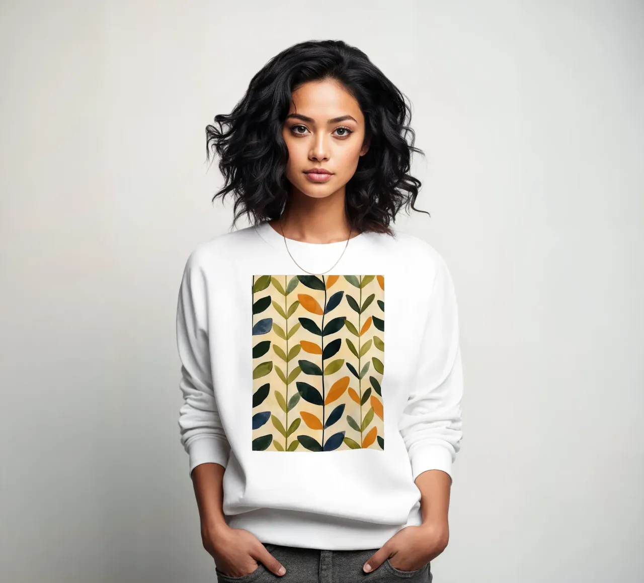 Modello Flora I felpa da Sienna Atelier