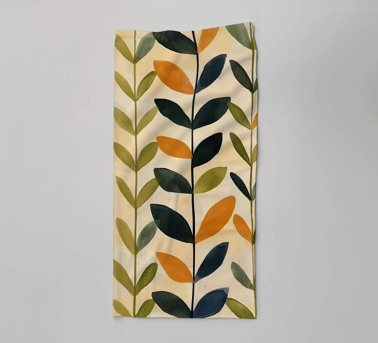 Flora Pattern I towel by Sienna Atelier