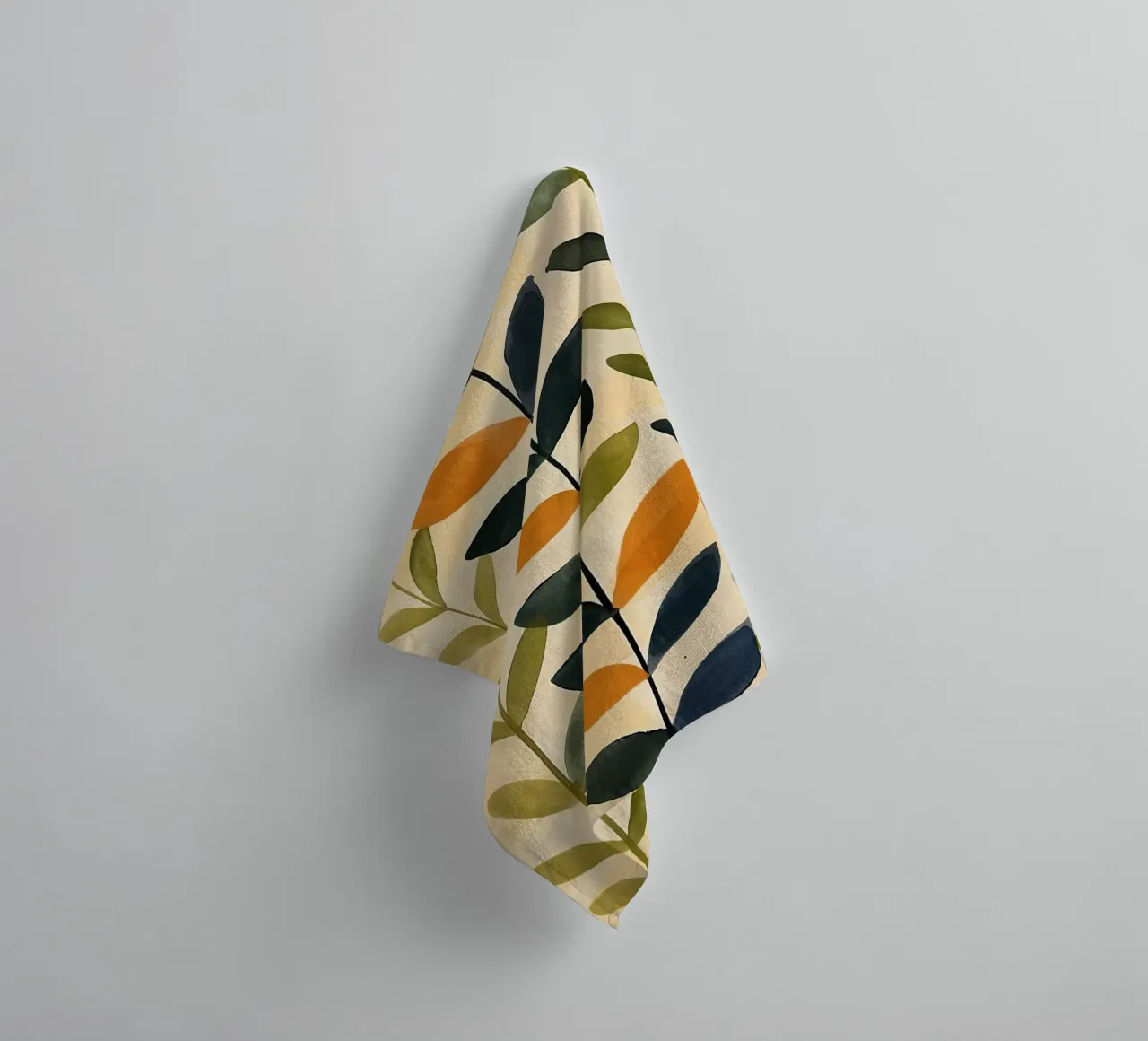Flora Pattern I towel by Sienna Atelier