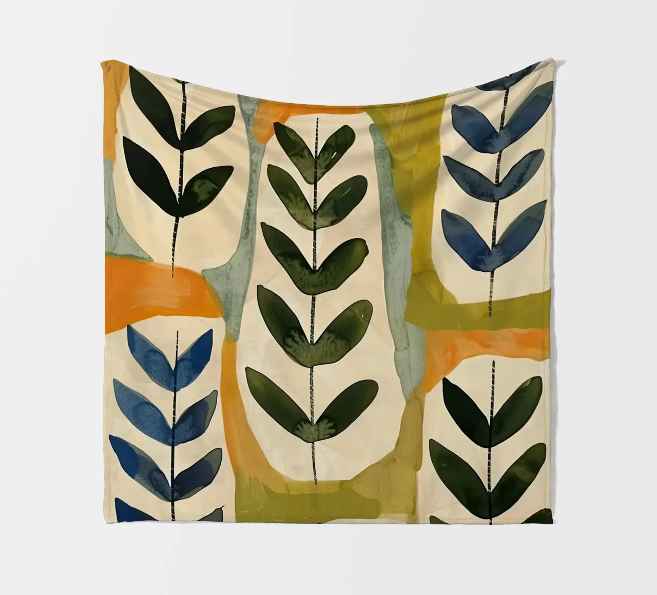 Flora Pattern II Fleecedecke von Sienna Atelier