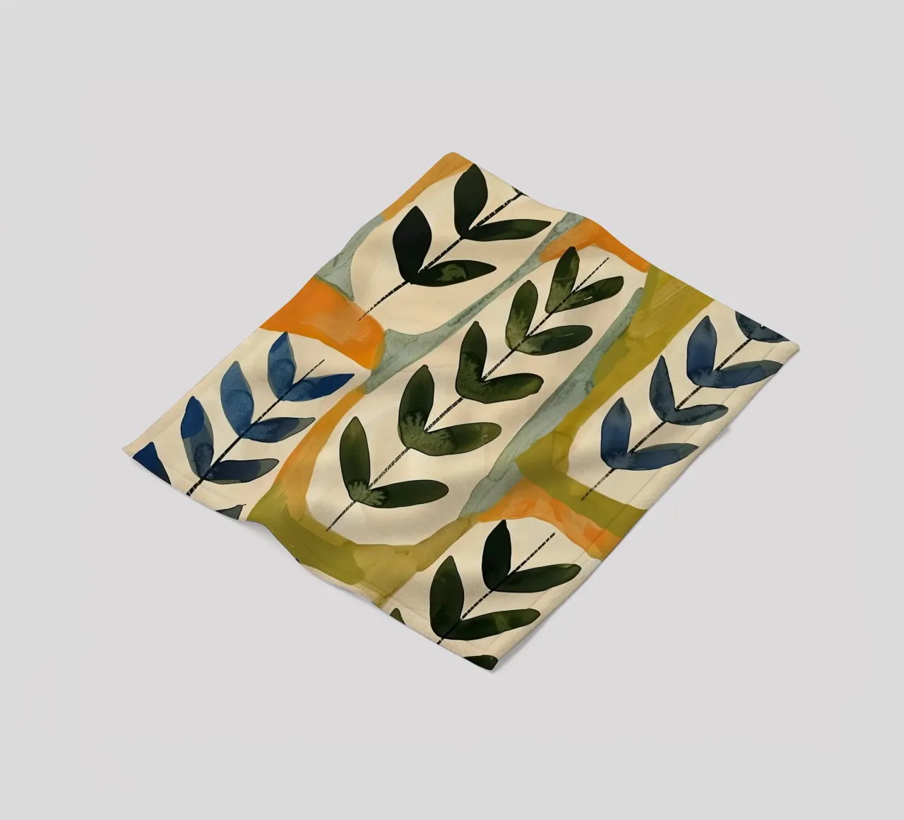 Flora Pattern II Fleecedecke von Sienna Atelier