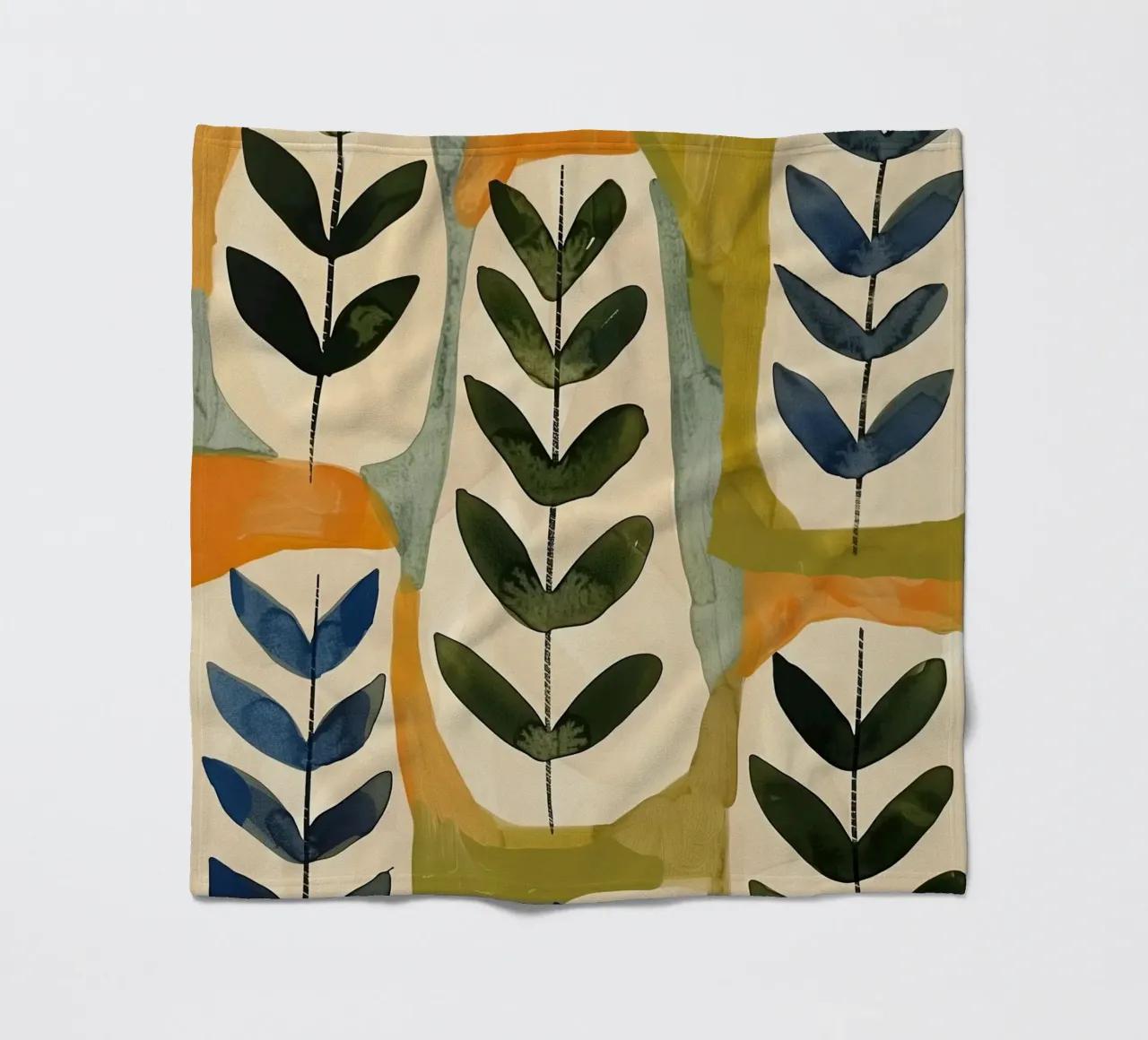 Flora Pattern II Fleecedecke von Sienna Atelier