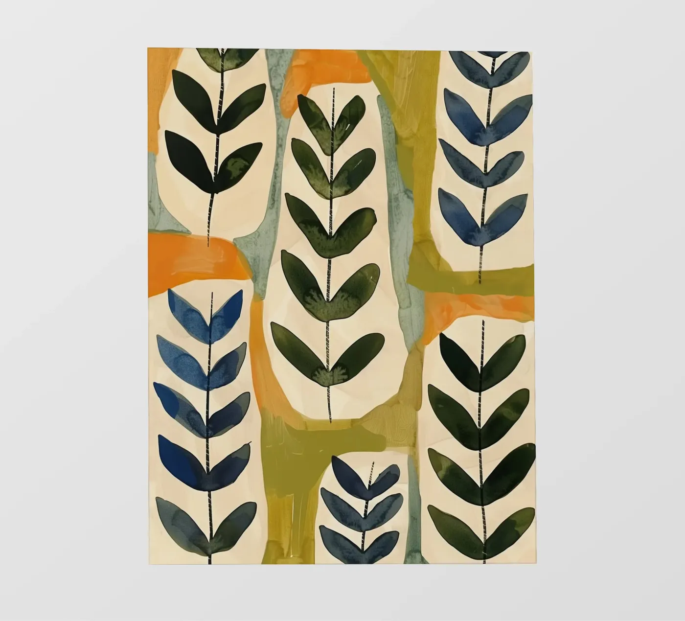 Florapatroon II fotobehang van Sienna Atelier